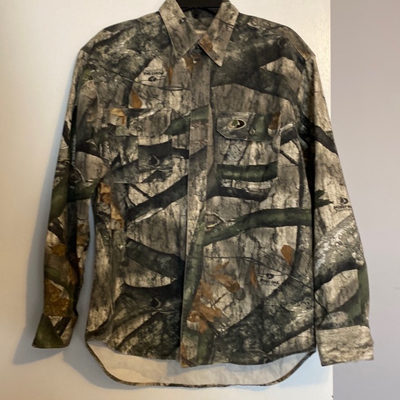 Russell Outdoors Shirts Russell Outdoors Mens Camouflage Button